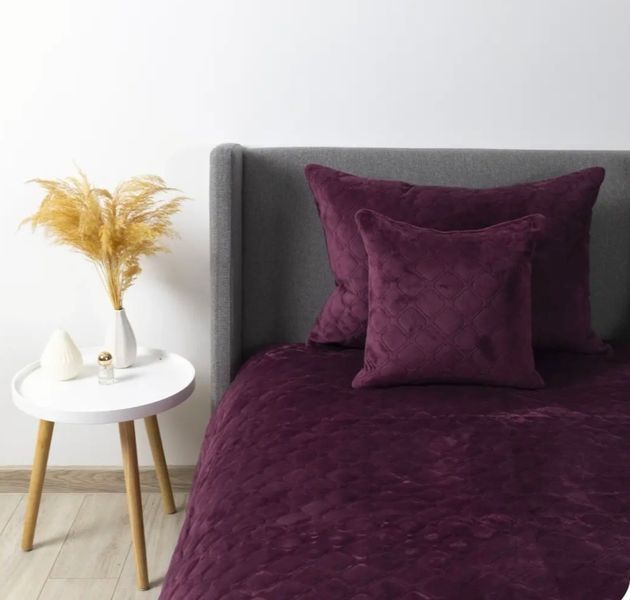 Покрывало ТЕП "VELOUR" Бордо150&times;210 ТЕП 08 фото