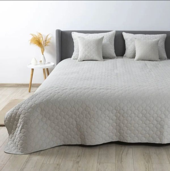Покрывало ТЕП "VELOUR" Светло-серый   150&times;210 ТЕП 03 фото