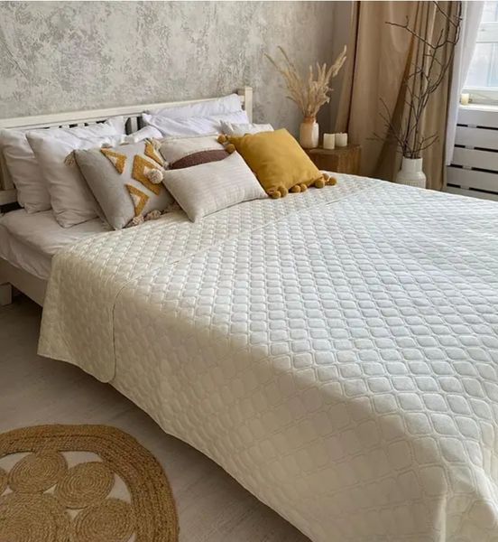 Покрывало ТЕП "VELOUR" Молочный 150&times;210 ТЕП 05 фото