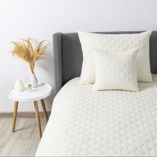 Покрывало ТЕП "VELOUR" Молочный 150&times;210 ТЕП 05 фото