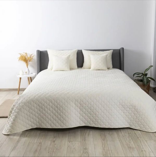 Покрывало ТЕП "VELOUR" Молочный 150&times;210 ТЕП 05 фото